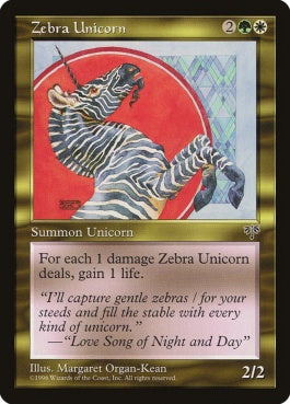 naokuroshop MTG [MIR][290][多][U][JP][一角ゼブラ/Zebra Unicorn] NM