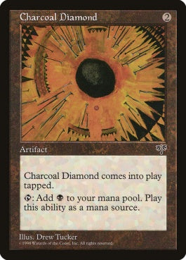 naokuroshop MTG [MIR][296][茶][U][JP][炭色のダイアモンド/Charcoal Diamond] NM