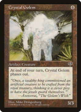 naokuroshop MTG [MIR][298][茶][U][JP][水晶のゴーレム/Crystal Golem] NM