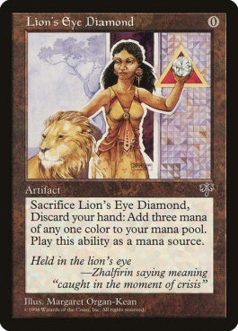 naokuroshop MTG [MIR][307][茶][R][EN][ライオンの瞳のダイアモンド/Lion's Eye Diamond] NM