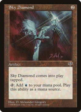 naokuroshop MTG [MIR][319][茶][U][JP][空色のダイアモンド/Sky Diamond] NM