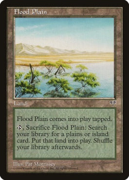 naokuroshop MTG [MIR][326][土地][U][JP][氾濫原/Flood Plain] NM