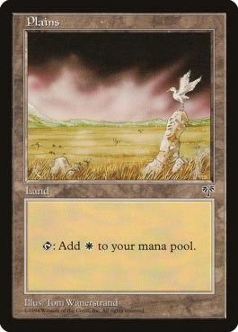 naokuroshop MTG [MIR][334][土地][C][JP][平地/Plains] NM