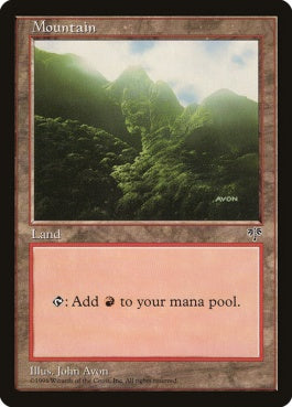 naokuroshop MTG [MIR][343][土地][C][JP][山/Mountain] NM