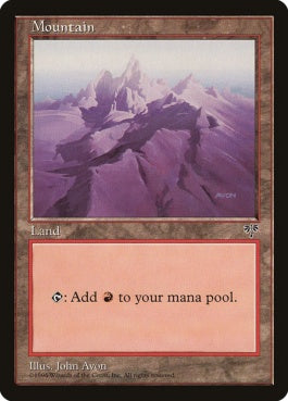 naokuroshop MTG [MIR][345][土地][C][JP][山/Mountain] NM