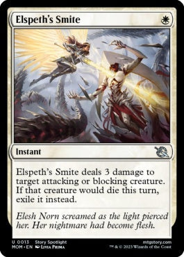 naokuroshop MTG [MOM][013][白][U][EN][エルズペスの強打/Elspeth's Smite]（foil） NM