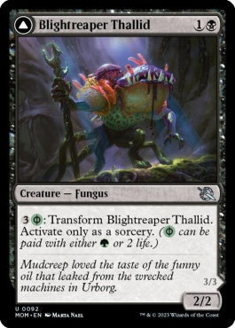 naokuroshop MTG [MOM][092][黒][U][EN][荒廃刈りのサリッド/Blightreaper Thallid] NM