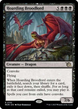 naokuroshop MTG [MOM][110][黒][R][EN][溜め込む親玉/Hoarding Broodlord]（foil） NM