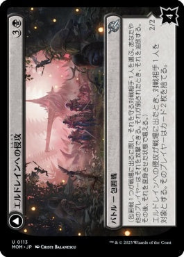 naokuroshop MTG [MOM][113][黒][U][JP][エルドレインへの侵攻/Invasion of Eldraine] NM