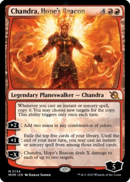 naokuroshop MTG [MOM][134][赤][M][EN][希望の標、チャンドラ/Chandra, Hope's Beacon]（foil） NM