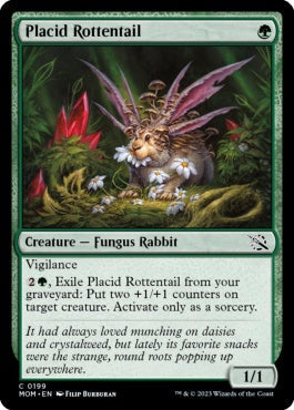 naokuroshop MTG [MOM][199][緑][C][EN][物静かな腐敗尾/Placid Rottentail]（foil） NM