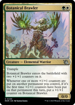 naokuroshop MTG [MOM][220][多][U][EN][植物の喧嘩屋/Botanical Brawler]（foil） NM