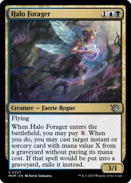 naokuroshop MTG [MOM][227][多][U][EN][光素を漁る者/Halo Forager]（foil） NM