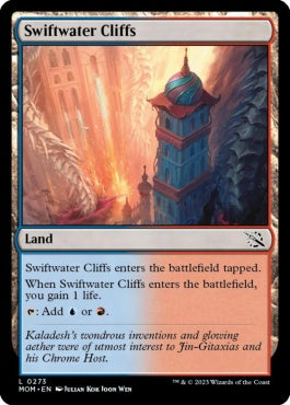 naokuroshop MTG [MOM][273][土地][C][EN][急流の崖/Swiftwater Cliffs] NM