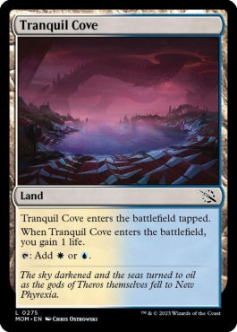 naokuroshop MTG [MOM][275][土地][C][EN][平穏な入り江/Tranquil Cove]（foil） NM