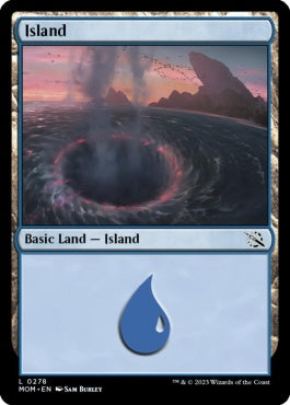 naokuroshop MTG [MOM][278][土地][C][EN][島/Island]（foil） NM