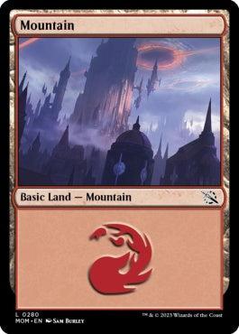 naokuroshop MTG [MOM][280][土地][C][EN][山/Mountain]（foil） NM