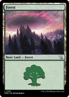 naokuroshop MTG [MOM][281][土地][C][EN][森/Forest] NM