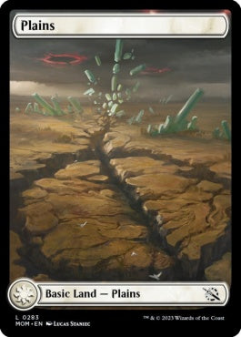 naokuroshop MTG [MOM][283][土地][C][EN][平地/Plains]（foil） NM