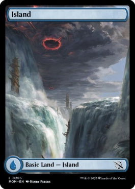 naokuroshop MTG [MOM][285][土地][C][EN][島/Island]（foil） NM