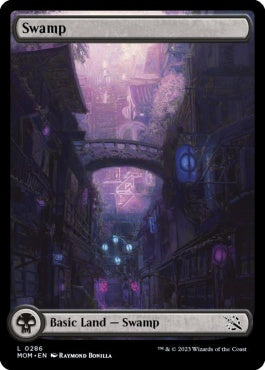 naokuroshop MTG [MOM][286][土地][C][EN][沼/Swamp]（foil） NM