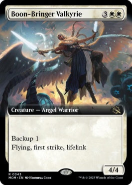 naokuroshop MTG [MOM][343][白][R][EN][加護をもたらす戦乙女/Boon-Bringer Valkyrie]（foil） NM