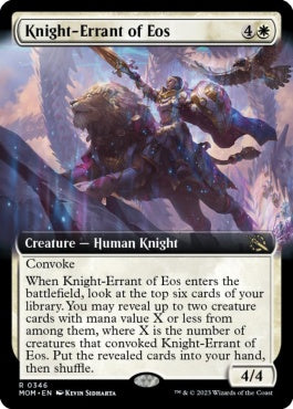 naokuroshop MTG [MOM][346][白][R][EN][イーオスの遍歴の騎士/Knight-Errant of Eos]（foil） NM