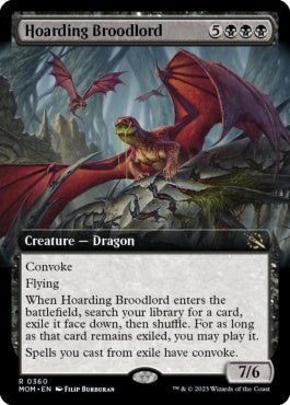 naokuroshop MTG [MOM][360][黒][R][EN][溜め込む親玉/Hoarding Broodlord]（foil） NM