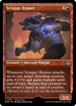 naokuroshop MTG [MOM][382][赤][U][EN][気の強い暴れ者/Scrappy Bruiser]（foil） NM