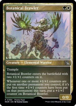 naokuroshop MTG [MOM][384][多][U][EN][植物の喧嘩屋/Botanical Brawler]（foil） NM