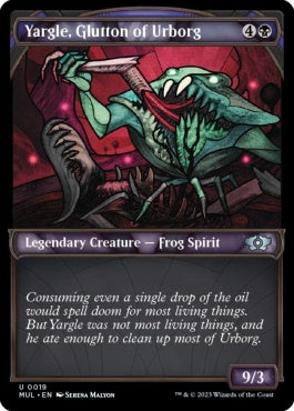 naokuroshop MTG [MUL][019][黒][U][EN][アーボーグの暴食、ヤーグル/Yargle, Glutton of Urborg]（foil） NM