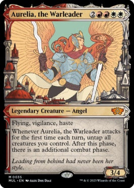 naokuroshop MTG [MUL][035][多][M][EN][戦導者オレリア/Aurelia, the Warleader] NM