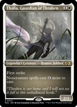 naokuroshop MTG [MUL][072][白][R][EN][スレイベンの守護者、サリア/Thalia, Guardian of Thraben] NM