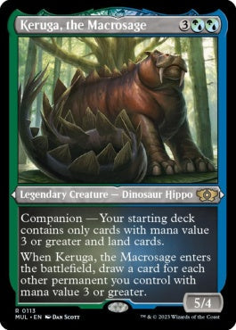 naokuroshop MTG [MUL][113][多][R][EN][巨智、ケルーガ/Keruga, the Macrosage] NM