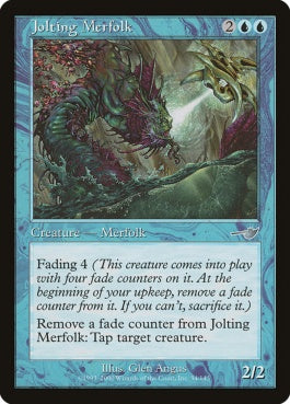 naokuroshop MTG [NEM][034][青][U][JP][衝撃のマーフォーク/Jolting Merfolk] NM