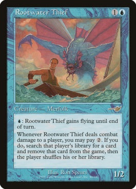 naokuroshop MTG [NEM][040][青][R][JP][ルートウォーターの泥棒/Rootwater Thief] NM