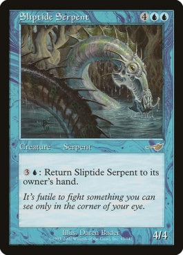 naokuroshop MTG [NEM][043][青][R][JP][潮路の海蛇/Sliptide Serpent] NM