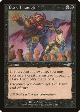 naokuroshop MTG [NEM][055][黒][U][JP][暗黒の凱歌/Dark Triumph] NM