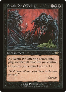 naokuroshop MTG [NEM][056][黒][R][EN][死の奈落の捧げ物/Death Pit Offering] NM