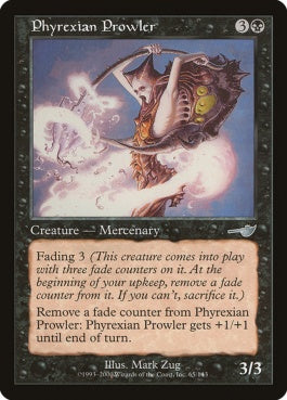 naokuroshop MTG [NEM][065][黒][U][JP][ファイレクシアのうろつくもの/Phyrexian Prowler] NM