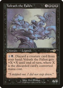 naokuroshop MTG [NEM][075][黒][R][JP][墜ちたる者ヴォルラス/Volrath the Fallen] NM