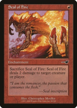 naokuroshop MTG [NEM][098][赤][C][EN][炎の印章/Seal of Fire] NM