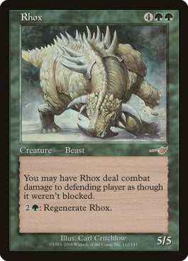 naokuroshop MTG [NEM][112][緑][R][EN][ロウクス/Rhox] NM