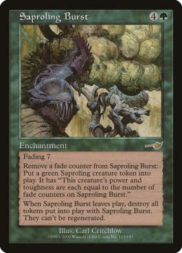 naokuroshop MTG [NEM][113][緑][R][EN][はじける子嚢/Saproling Burst] NM