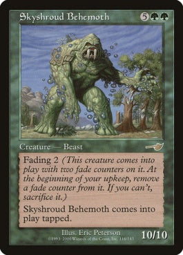 naokuroshop MTG [NEM][116][緑][R][EN][スカイシュラウドのビヒモス/Skyshroud Behemoth] NM