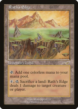 naokuroshop MTG [NEM][142][土地][R][JP][ラースの果て/Rath's Edge] NM