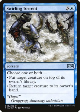 naokuroshop MTG [RNA][056][青][U][EN][渦巻く激流/Swirling Torrent] NM