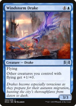 naokuroshop MTG [RNA][060][青][U][EN][暴風のドレイク/Windstorm Drake] NM