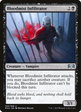 naokuroshop MTG [RNA][065][黒][U][EN][血霧の潜入者/Bloodmist Infiltrator] NM