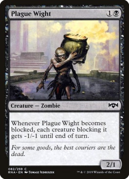 naokuroshop MTG [RNA][082][黒][C][EN][疫病ワイト/Plague Wight] NM